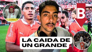 URUGUAYO REACCIONA a el DESCENSO DE INDEPENDIENTE A LA B NACIONAL LA HINCHADA DE INDEPENDIENTE [upl. by Ardnaed]