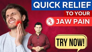 UNLOCK YOUR JAW AT HOME GET INSTANT RELIEF IN JAW PAIN [upl. by Nona]