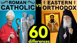 Roman Catholic vs Eastern Orthodox 60 Differences [upl. by Savick]