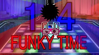 Highlights funky time  BEATING EVERY RATED 14 LEVEL 1 [upl. by Elatsyrc]