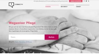 Tutorial So bedienst Du den PflegeWegweiser von CORRECTIV [upl. by Nehtanoj]