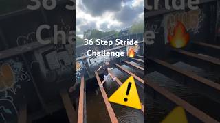 Parkour Stride Challenge 🤯 parkour freerunning [upl. by Marala]