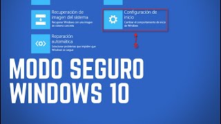 ✅ Accede Modo Seguro en Windows 10 [upl. by Elleiand]