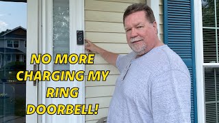 Simple way to add power to ring Door bell No more removing to charge [upl. by Kyte]