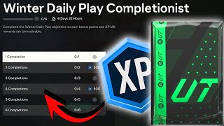 How to Complete Winter Daily Play Completionist Objectives 💥 EA FC 24 [upl. by Loziram]