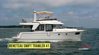 BENETEAU Swift Trawler 41  Performance amp Review by BoatTestcom [upl. by Eibocaj154]