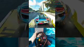 PORSCHE 918 Spyder 1300HP The CREW MOTORFEST🔥 shrots sportscar [upl. by Nnaer]