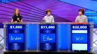 Jeopardy Kids flub Reagan question [upl. by Nirred]