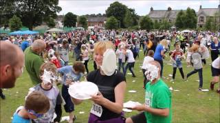 Ulverston World Record pie fight 1 [upl. by Swaine]