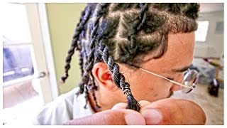 How To Make Dreadlocks  Two Strand Twists [upl. by Madelle]