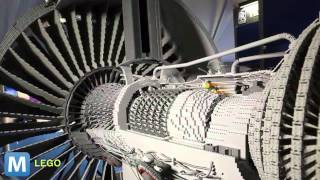 This LEGO Model Looks and Moves Like a Real Jet Engine [upl. by Eilegna840]