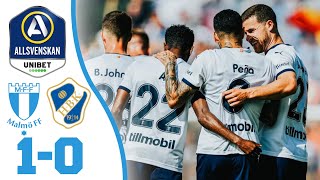 Höjdpunkter Halmstad  Malmö FF 01 Allsvenskan [upl. by Trev]