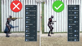 3 Best Graphics Settings Setup For CODM BATTLEROYALE 2024 [upl. by Alessandro]