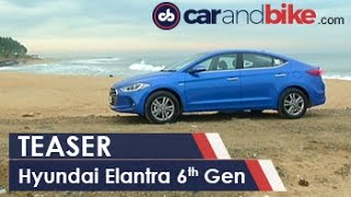 Teased New Hyundai Elantra Review India Spec  NDTV CarAndBike [upl. by Lynett]