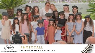 ROHRWACHER ET PUPILLE  PHOTOCALL  EV  CANNES 2022 [upl. by Ahsiakal216]