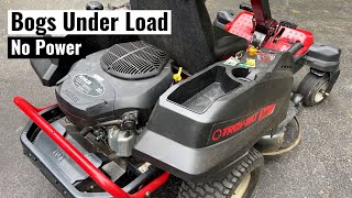 Zero Turn Mower Down on Power  Not Firing on all Cylinders [upl. by Maupin]