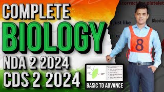 NDA 2 2024 Complete Biology  CDS 2 2024 Complete Biology  CAPF 2024 Biology [upl. by Dodwell]