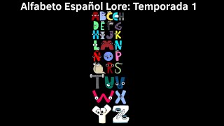 Alfabeto Español Lore Temporada 1 [upl. by Ceevah]