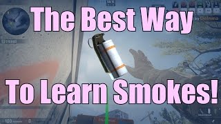 The BEST Way To Learn Smokes in CSGO [upl. by Anegal]