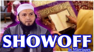 SHOWOFF in MarriagesMust watchShaykh Irshad Ah Tantray Al Madni sahab youtubevideo kashmirbayan [upl. by Ennaesor]