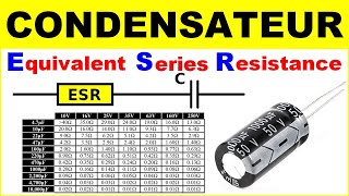 Cest quoi ESR dun condensateur électronique comment le mesurer avec un testeur LCR t1 t4 t7 esr [upl. by Kliman625]