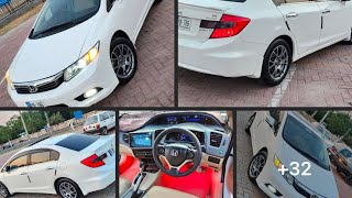 Honda Civic Rebirth 2013 Ug Islamabad register for sale [upl. by Eelir452]