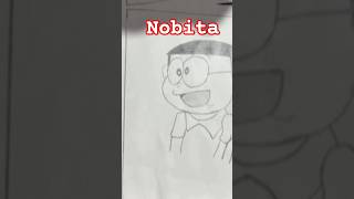 Noritake drawing drow in hand drawing nobita subscribe [upl. by Micheil657]