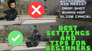 Best Warzone settings amp Tips for beginners [upl. by Ecirtram404]