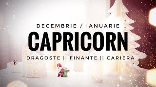 CAPRICORN ♑️  DECEMBRIE  IANUARIE  DRAGOSTE  FINANTE  CARIERA 2025 [upl. by Adi268]