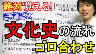 中学社会【ゴロ合わせ】歴史「文化史の流れ」 [upl. by Algernon929]