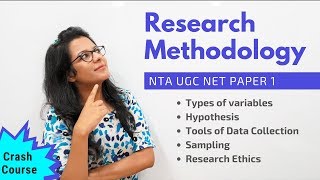 NTA UGC NET Paper 1 Research Methodology Crash Course [upl. by Adnaval825]