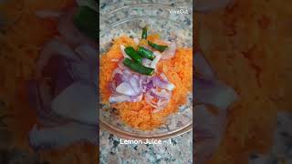 Easy Sri Lankan Carrot Sambal Recipe  Sri Lankan Side Dish For Rice shorts [upl. by Anyalram527]