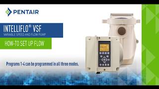 IntelliFlo® VSF Variable Speed And Flow Pump Howto Set Up Flow [upl. by Ide126]