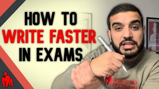 How To Write Fast So You ALWAYS Finish The Exam [upl. by Nakre253]