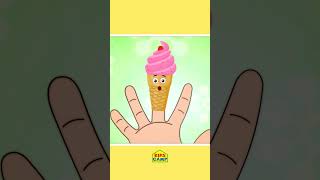 Ice cream Finger Family shorts nurseryrhymes songsforchildren [upl. by Kimberli356]