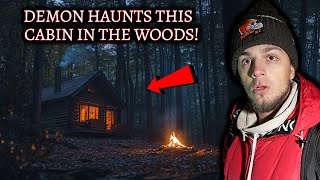 Our TERRIFYING Experience While Filming in HAUNTED CABIN in The WOODS VERY SCARY [upl. by Auvil]