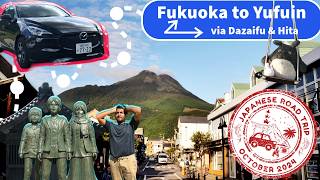 Japanese Roadtrip  Fukuoka to Yufuin PLUS Attack on Titan Statues in Hita amp Dazaifu  DAY 1 [upl. by Billen]