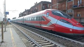 Lavori a Settebagni treni della Direttissima Roma  Firenze deviati sulla relativa Linea Lenta [upl. by Bazar]