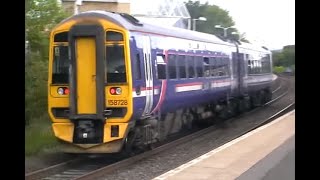 Onboard Scotrail Class 158 Express Sprinter 158728 Burntisland  Kirkcaldy [upl. by Allissa]