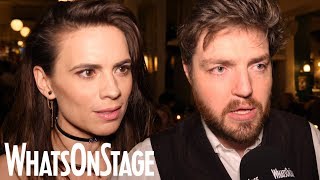 Rosemersholm West End Opening Night  Hayley Atwell Tom Burke Giles Terera [upl. by Down454]