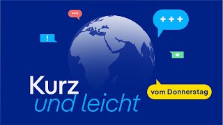 Deutsch lernen mit Videos  Kurz und leicht vom 07112024  mit deutschen Untertiteln [upl. by Dilisio564]