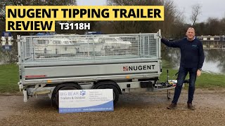 Nugent T3118H Tipper  Tipping Trailer with mesh sides MGW 3500kg 9’115 x 5’105  303cm x 1795 [upl. by Leroj]