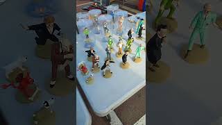 Figurines de la BD française aux Puces de Tournaiun retour en enfanceverakrus568 vlog fleamarket [upl. by Sigrid]