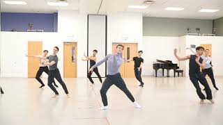 Atlanta Ballet in rehearsal  Sandpaper Ballet by Mark Morris [upl. by Eilojne]