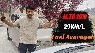 Suzuki Alto 2019 Fuel Average is unbelievable Alto 660cc  Alto fuel average in City [upl. by Eyllib]