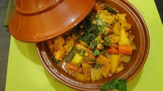 TAJINE DE POULET AUX LEGUMES [upl. by Eeneg]