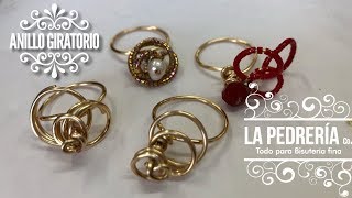 Jueves de tutorial  Hoy Anillo Giratorio en Alambrismo [upl. by Meesak989]