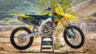 Racer X Films 2019 Suzuki RMZ250 Garage Build [upl. by Aelsel]