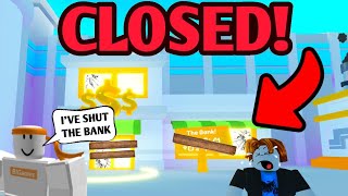 PRESTON SHUTDOWN the BANK in Pet Simulator X [upl. by Vevay199]