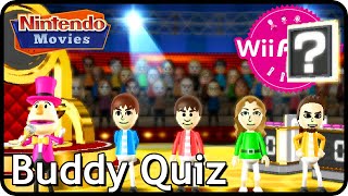 Wii Party  Buddy Quiz Compilation 4 players [upl. by Atteugram]